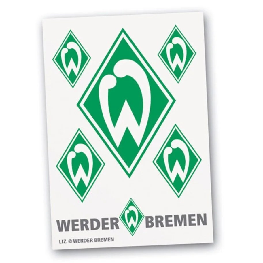 SV Werder Bremen Aufkleber Raute 6tlg., außen 