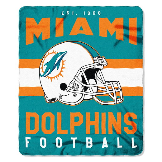 Miami Dolphins Fleece Decke Helm 115 x 150cm