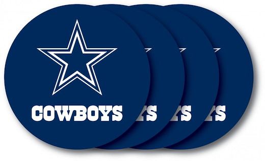 Dallas Cowboys Vinyl-Untersetzer Set (4 Stk.) 