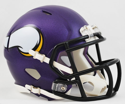 Minnesota Vikings Mini Helm SPEED 13x12x16cm