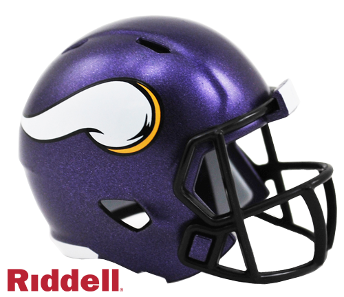 Minnesota Vikings Pocket Size Single Helm 5x5x6cm