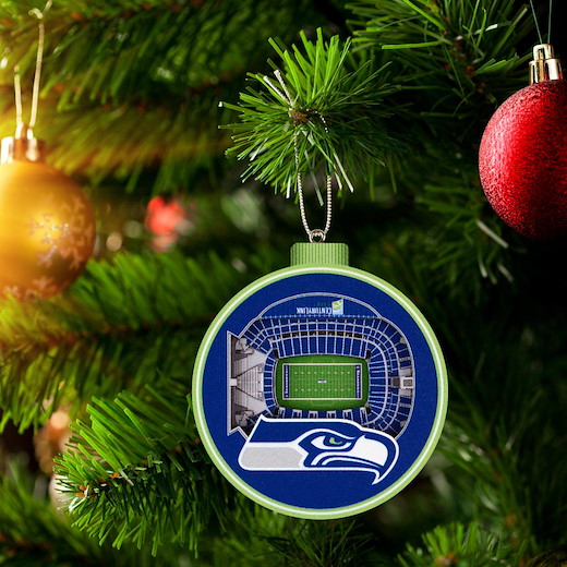Seattle Seahawks 3D StadiumView Baumschmuck 7,5 cm 