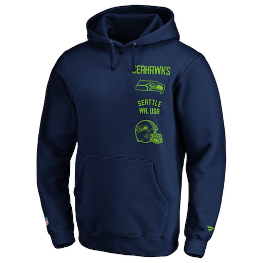 Seattle Seahawks Property Of Graphic Hoodie XL