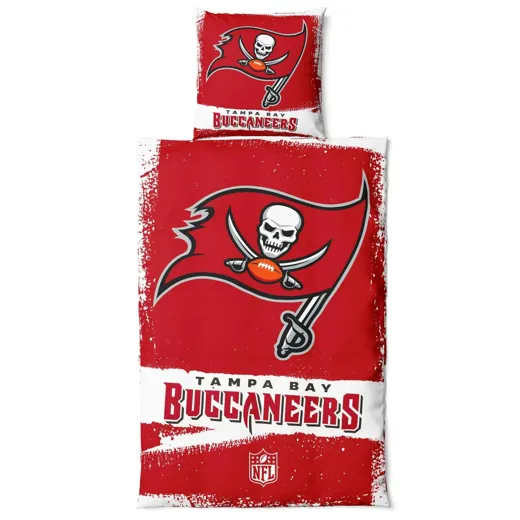 Tampa Bay Buccaneers Bettwäsche-Set "RAW" 135x200 + 80x80cm