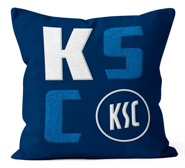 Karlsruher SC Kissen Buchstaben KSC 
