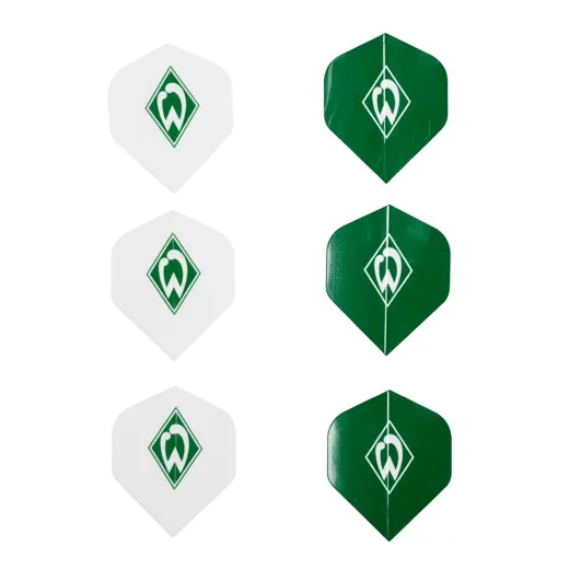 SV Werder Bremen Dart-Flights Raute 6er-Set