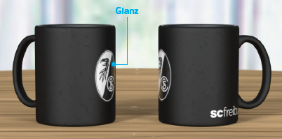 SC Freiburg Tasse "Softtouch" 11 Oz