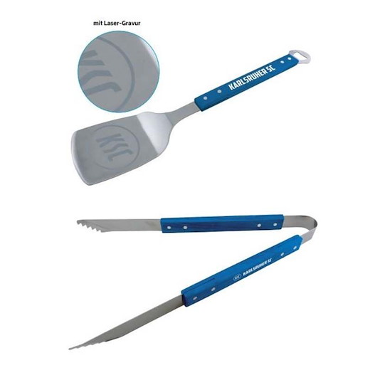 Karlsruher SC Grillbesteck 2er Set 