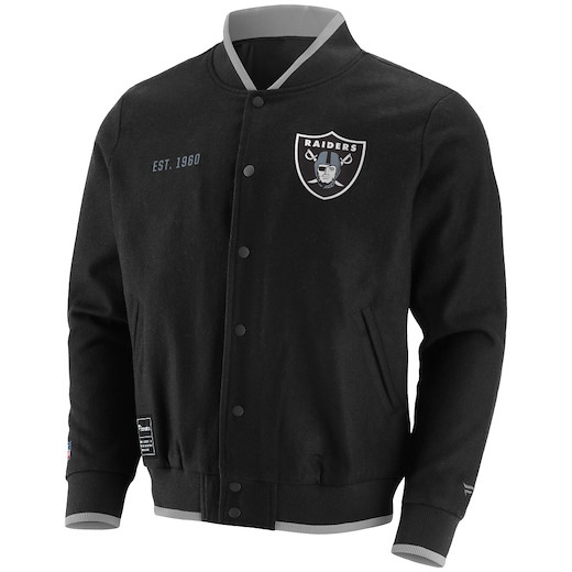 Las Vegas Raiders Letterman Team Jacket L