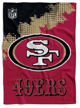 San Francisco 49ers Flannel Decke /Throw "CORNER"  150x200cm