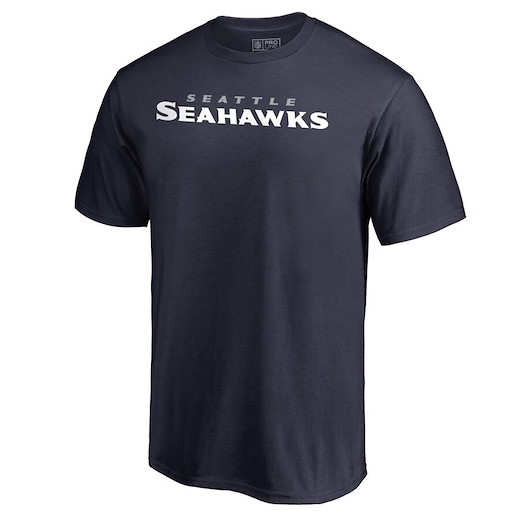 Seattle Seahawks Wordmark T-Shirt L