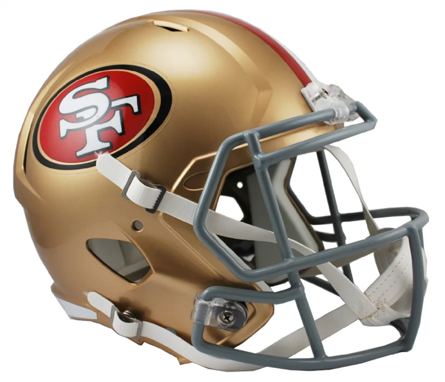San Francisco 49ers Mini Helm SPEED 13x12x16cm