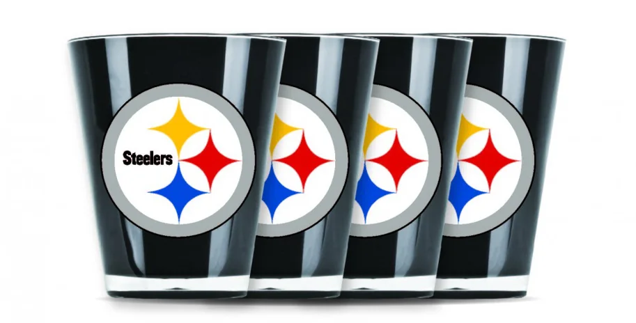 Pittsburgh Steelers 4 Shot-Gläser 