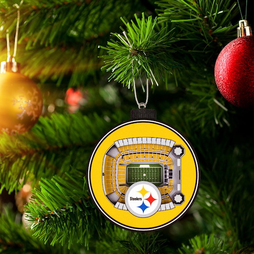 Pittsburgh Steelers 3D StadiumView Baumschmuck 7,5 cm 