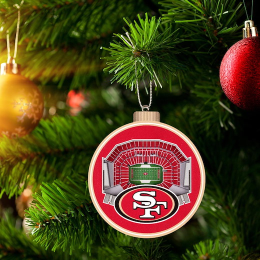 San Francisco 49ers 3D StadiumView Baumschmuck 7,5 cm 