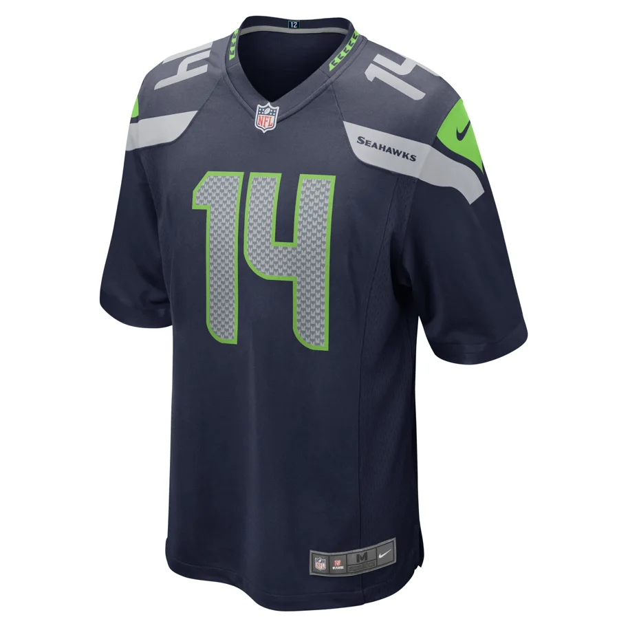 Seattle Seahawks Nike Game Jersey Metcalf 14 S