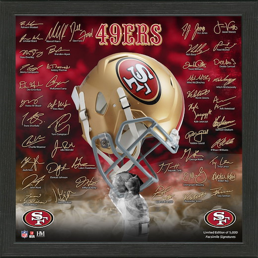 San Francisco 49ers Signature Helmet 