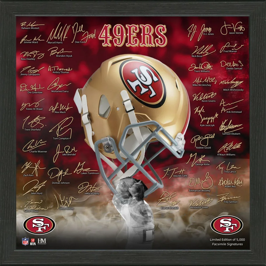 San Francisco 49ers Signature Helmet 
