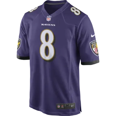 Baltimore Ravens Nike Home Jersey Jackson 8 L
