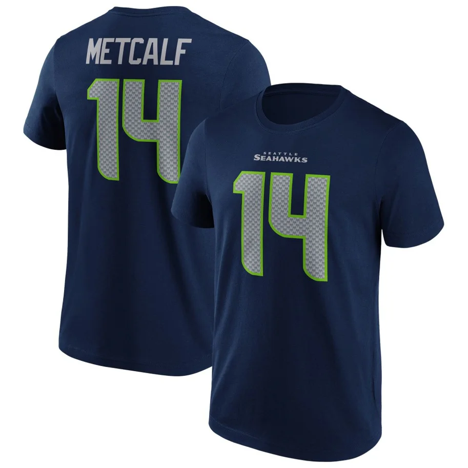 Seattle Seahawks Graphic T-Shirt Metcalf 14 S