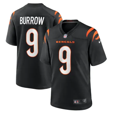 Cincinnati Bengals Nike Home Game Jersey Burrow 9 M