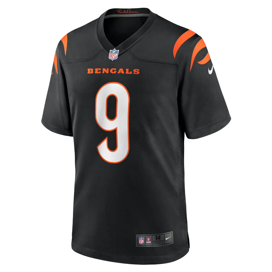 Cincinnati Bengals Nike Home Game Jersey Burrow 9 M