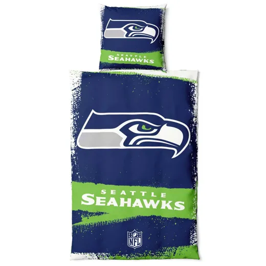 Seattle Seahawks Bettwäsche-Set "RAW" 135x200 + 80x80cm