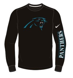 Carolina Panthers Nike LS Fashion Top XL