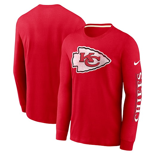 Kansas City Chiefs Nike LS Fashion Top M