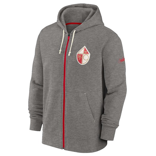 San Francisco 49ers FZ Historic Lifestyle Hoodie M