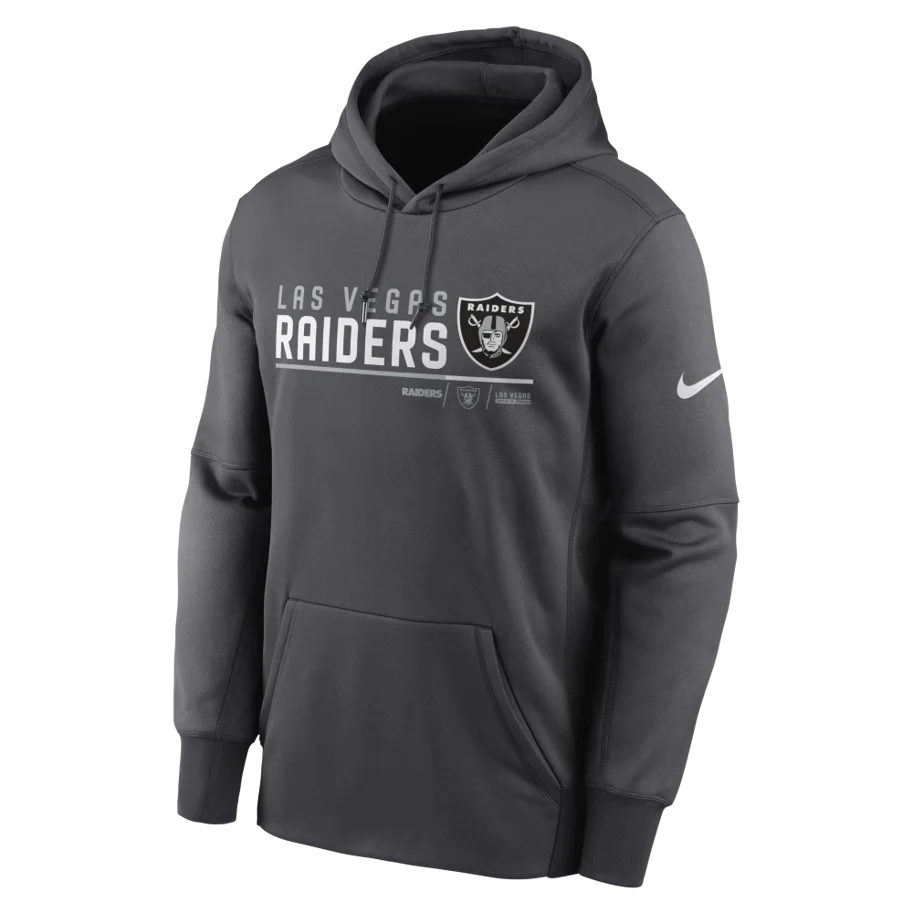 Las Vegas Raiders Nike Therma Pullover Hoodie 2XL