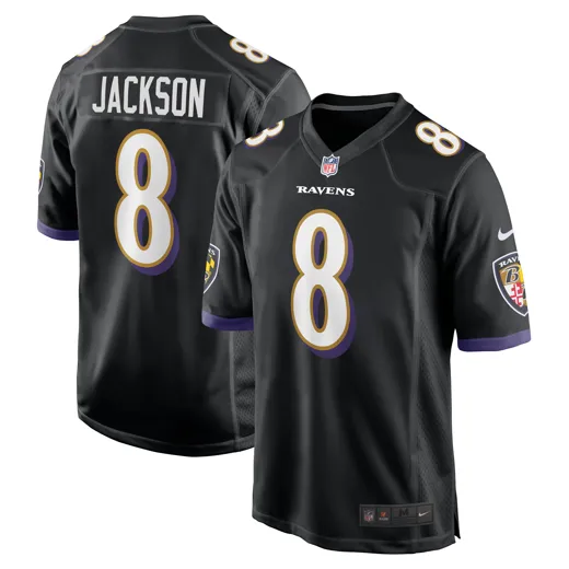 Baltimore Ravens Nike Alternate Jersey Jackson 8 M
