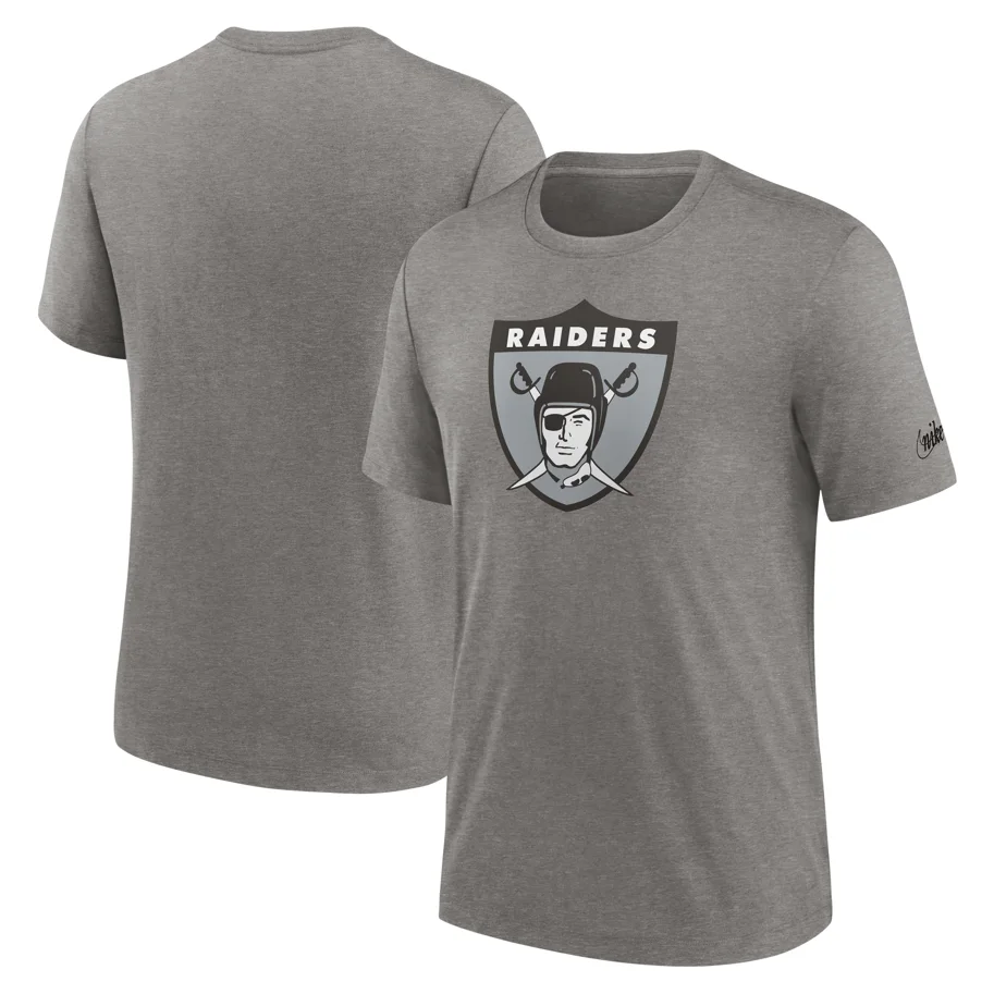 Las Vegas Raiders Nike Rewind Triblend T-Shirt L