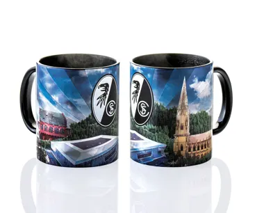 SC Freiburg Tasse Metallic "Skyline" 11 Oz