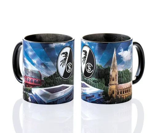 SC Freiburg Tasse Metallic "Skyline" 11 Oz