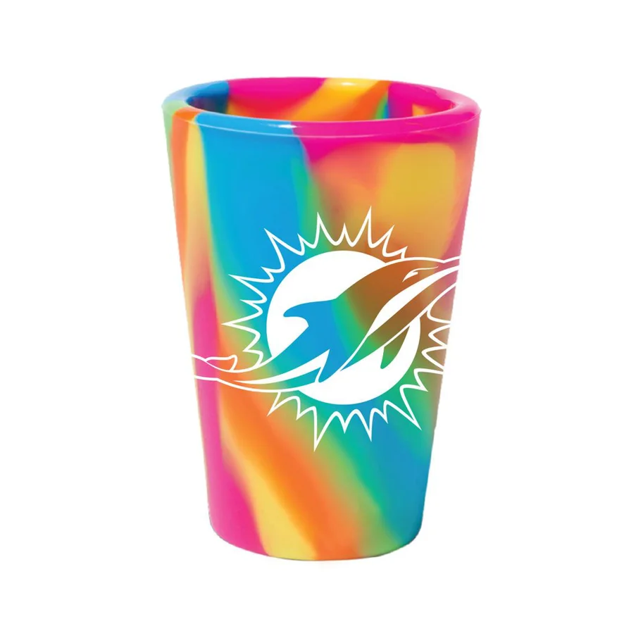 Miami Dolphins Silicone Shot Glass 