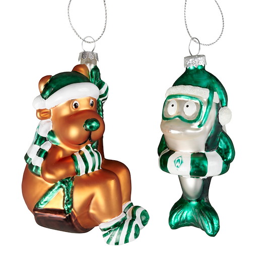 SV Werder Bremen Weihnachtskugeln 2er-Set 