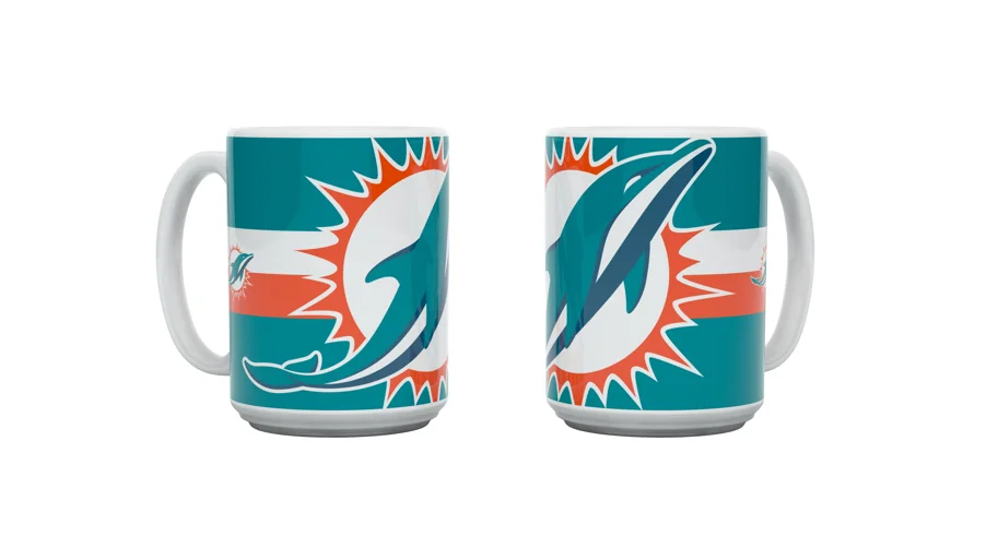 Miami Dolphins Tasse "Triple Logo " 