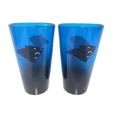 Carolina Panthers Pint Glass Set 16 oz./475 ml