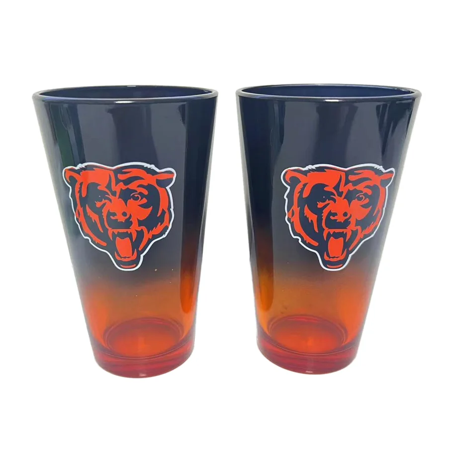 Chicago Bears Pint Glass 2er-Set 475ml