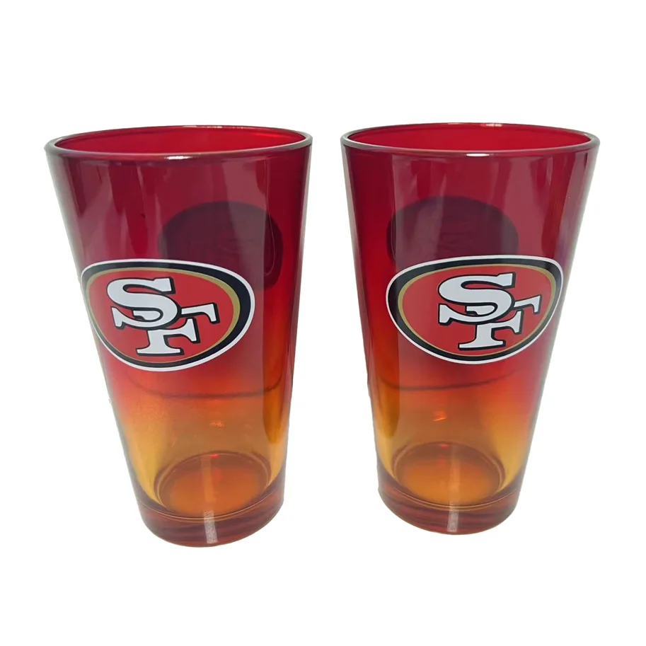 San Francisco 49ers Pint Glass 2er-Set 475ml