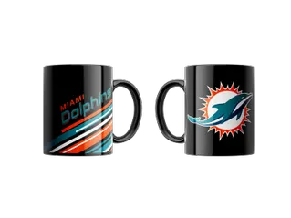Miami Dolphins Tasse „Stripes“ 330ml