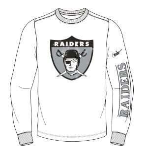 Las Vegas Raiders Nike LS Fashion Top 2XL