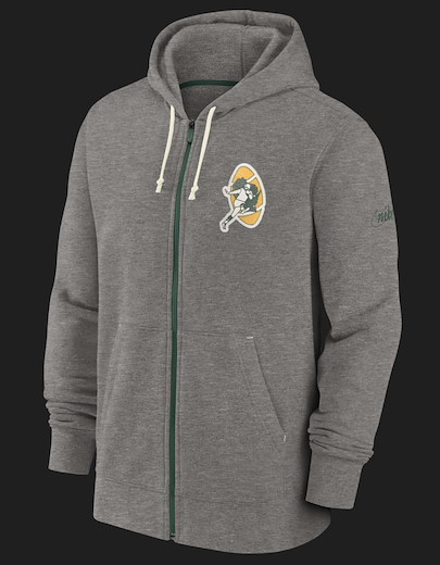 Green Bay Packers FZ Historic Lifestyle Hoodie XL
