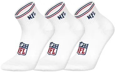 NFL Shield 3pk Quarter Socks 43-46