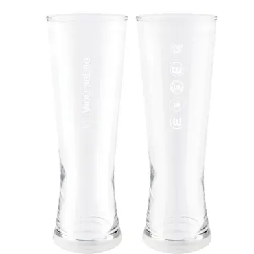 VfL Wolfsburg Weizenglas 0,5 Logohistorie