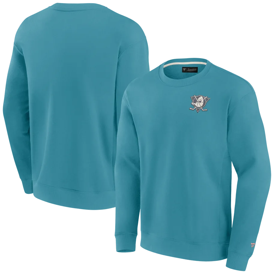 Anaheim Ducks Terrazzo Fleece Crew Sweatshirt L
