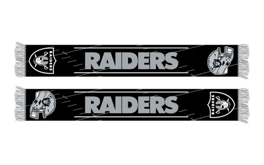Las Vegas Raiders HD Knitted Jaquard Scarf 145x20cm