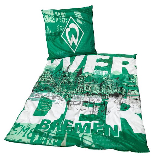 SV Werder Bremen GOTS Bettwäsche Bremen 135x200+80x80cm