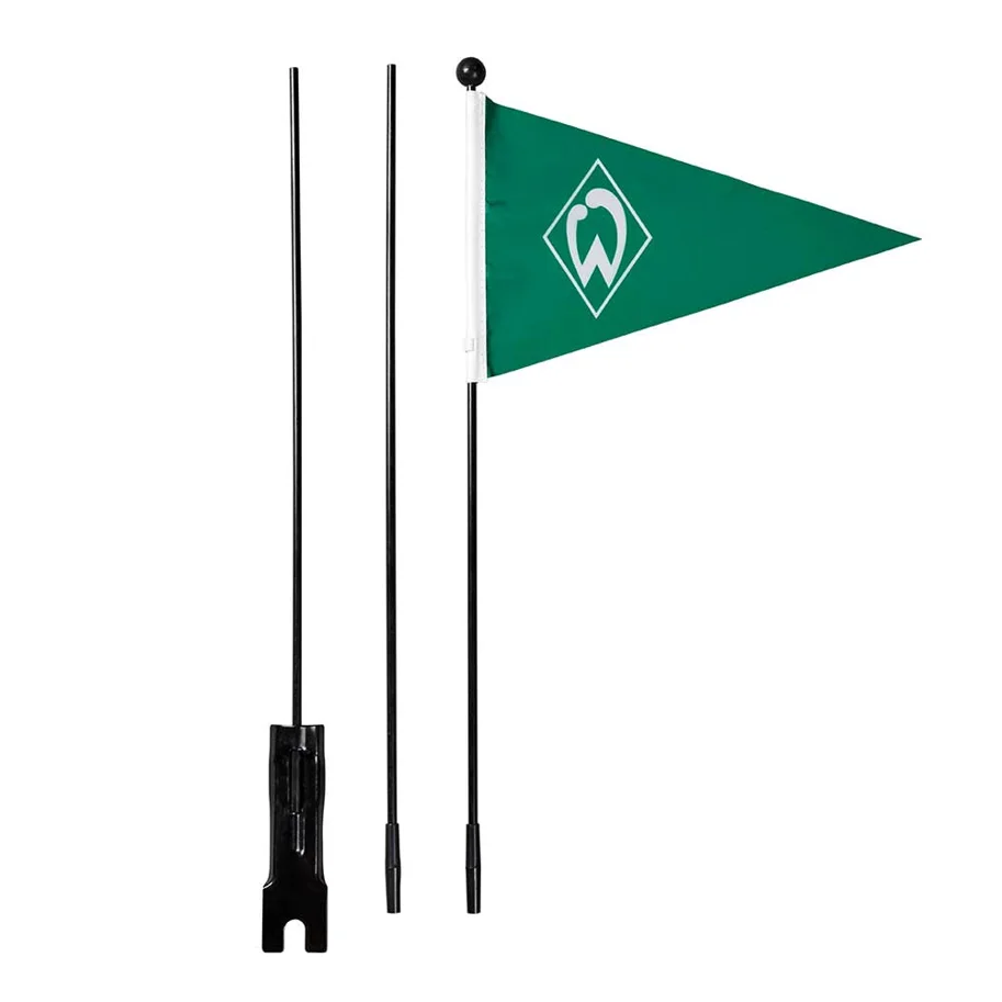 Werder Bremen Fahrrad-Fahne Raute 